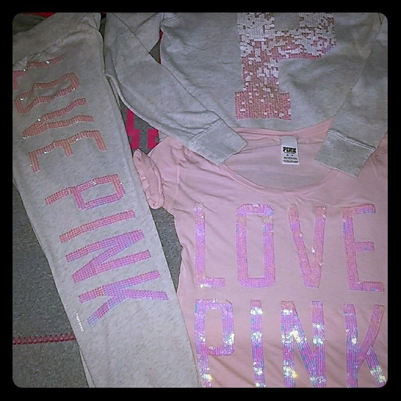 PINK Victoria's Secret Pants - 💕XS RARE VSPINK SET💕